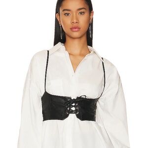 NWOT Hastings Leather Corset Free People